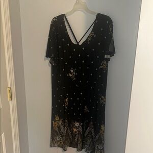 Maurices Black Floral Dress